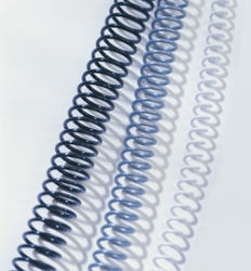 Coilbind Spiralbinderücken 12mm transparent, VE 100 Stück 